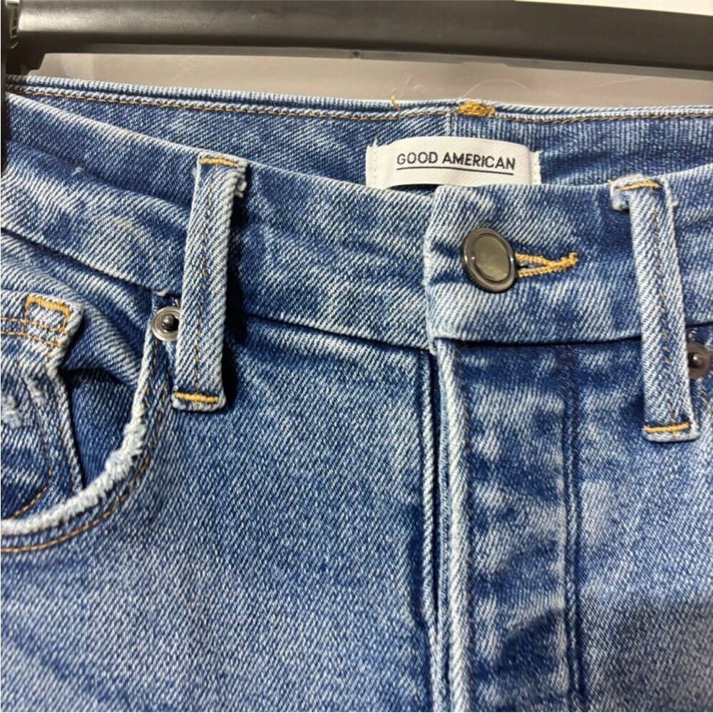 Good American High Rise Blue Jeans - Picture 4 of 8